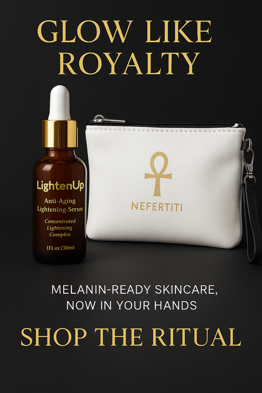 Nefertiti Radiance Ritual Lighten up Anti-Aging Serum Luxury Pouch